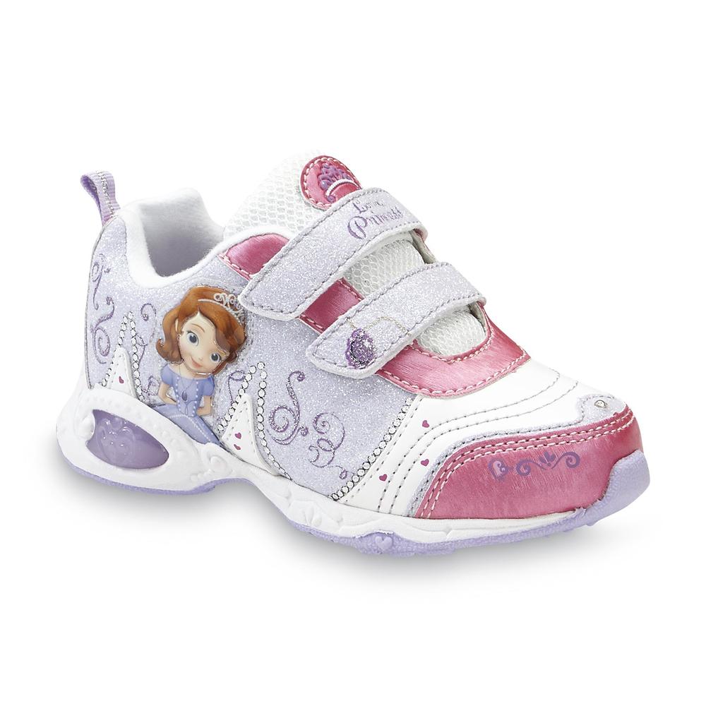 Disney Sofia the First Toddler Girl's White Sneaker