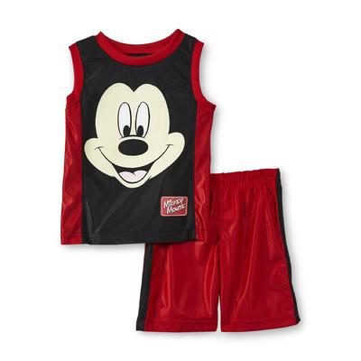 Disney Mickey Mouse Infant & Toddler Boy's Muscle Shirt & Shorts