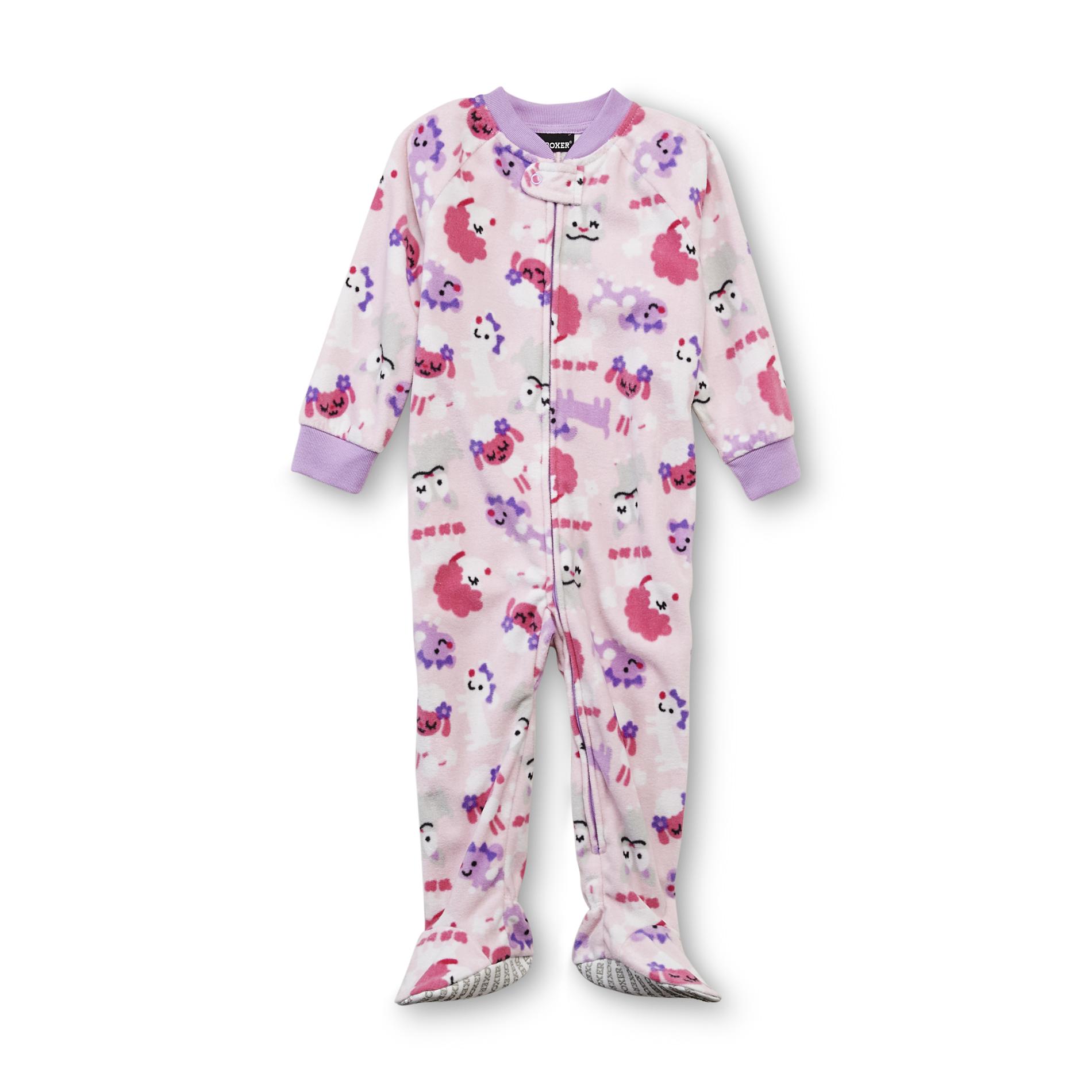 Joe Boxer Infant & Toddler Girl's Footed Sleeper Pajamas - Puppies