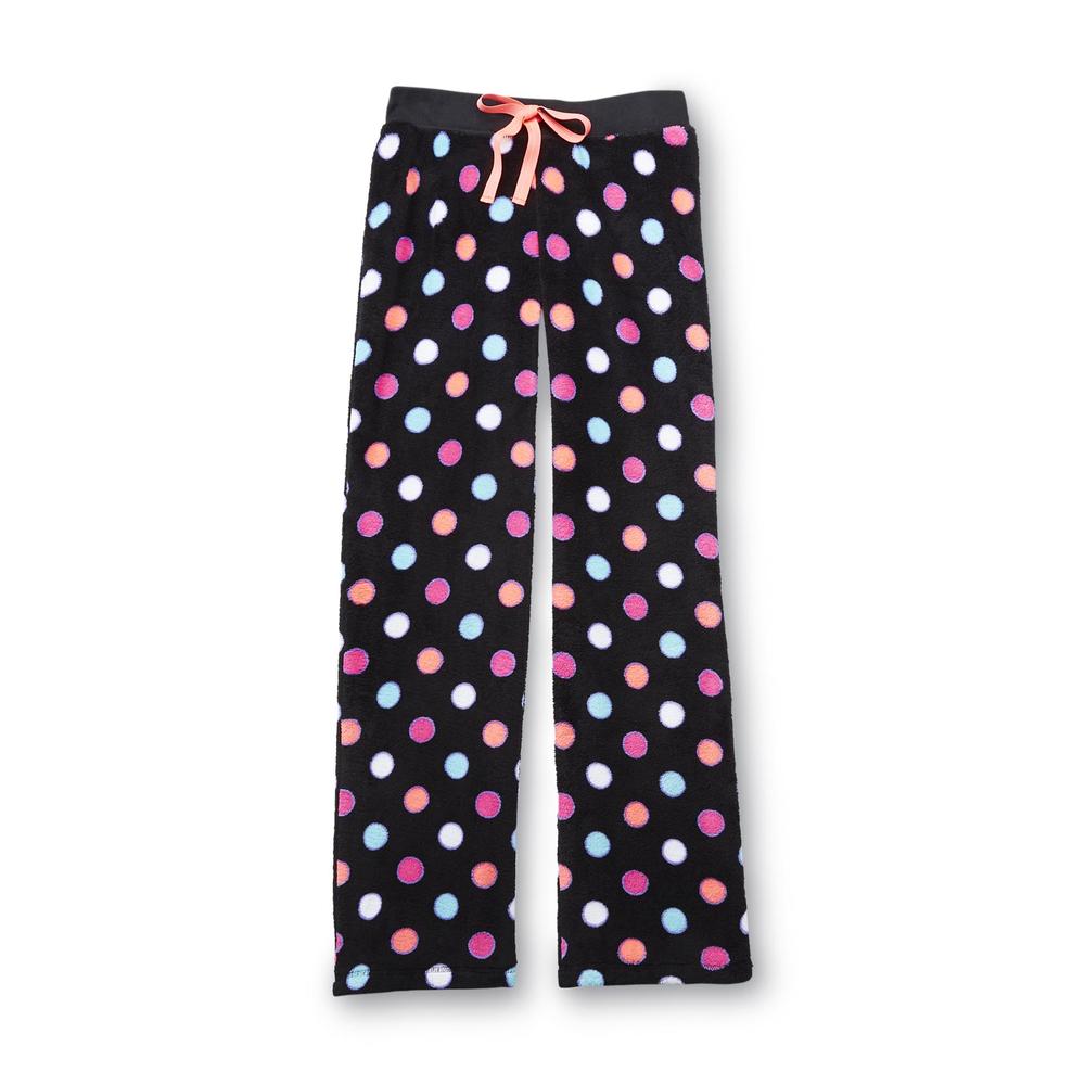 Joe Boxer Women's Plush Pajama Pants - Dots
