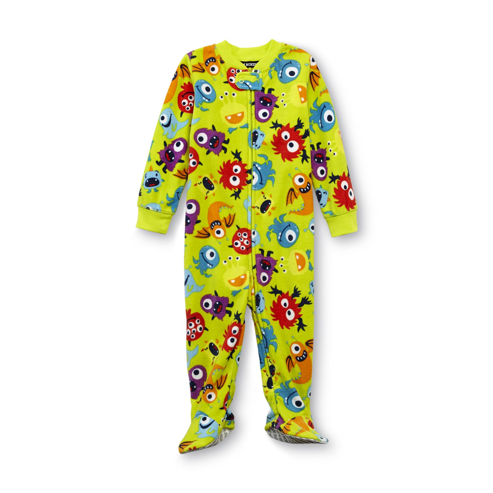 Joe Boxer Infant & Toddler Boy's Footed Sleeper Pajamas - Monster