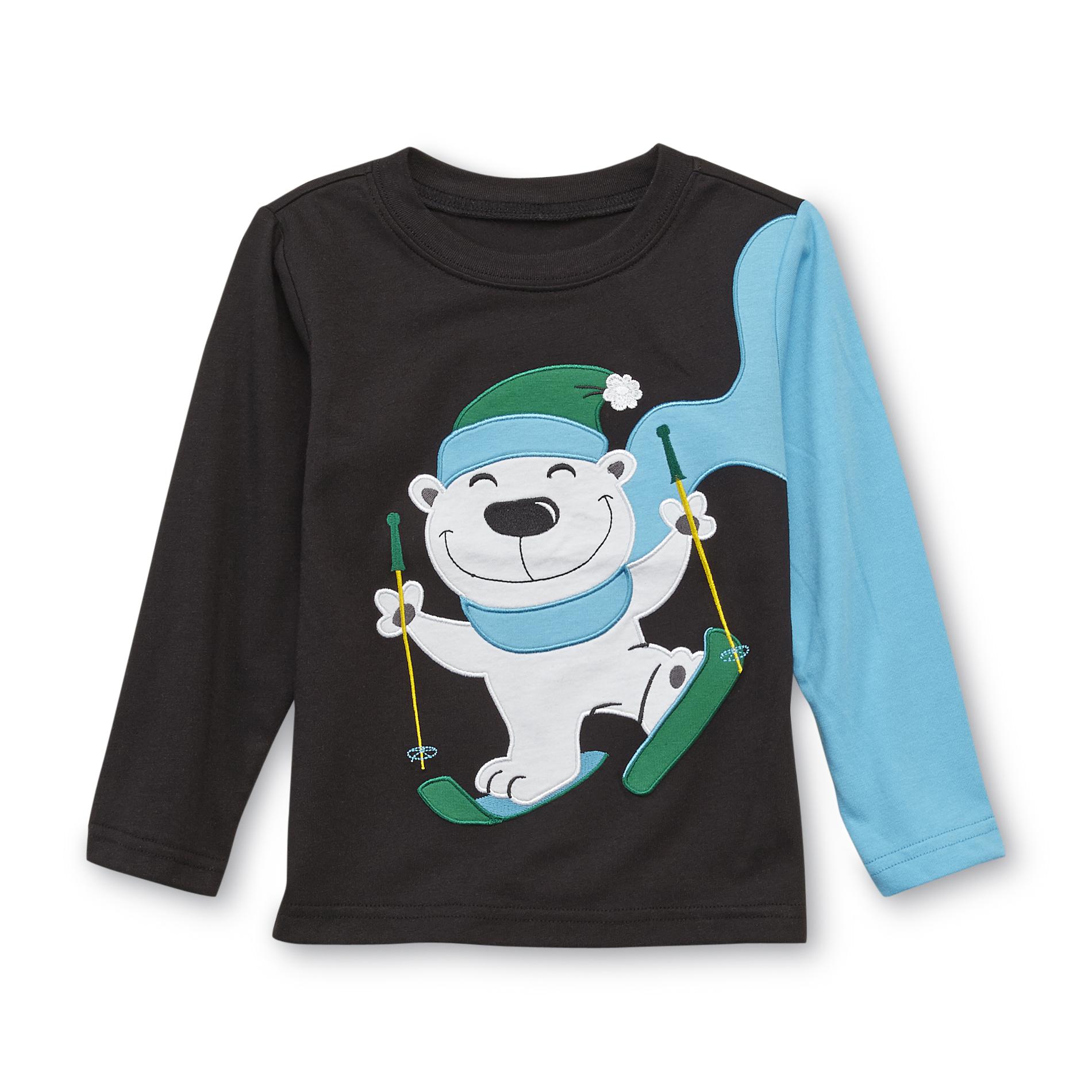 WonderKids Infant & Toddler Boy's Graphic T-Shirt - Skiing Polar Bear