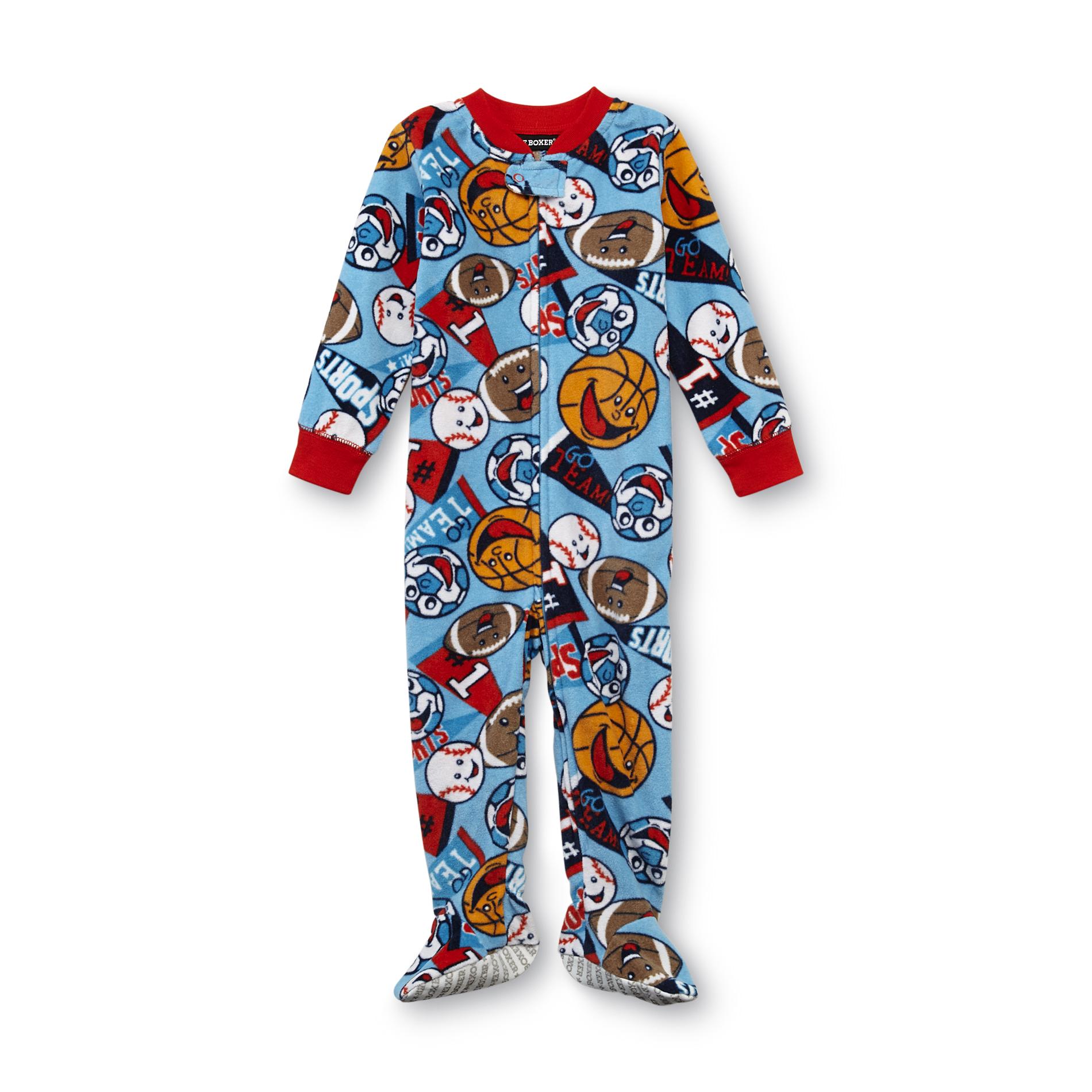 Joe Boxer Infant & Toddler Boy's Footed Sleeper Pajamas - Sports