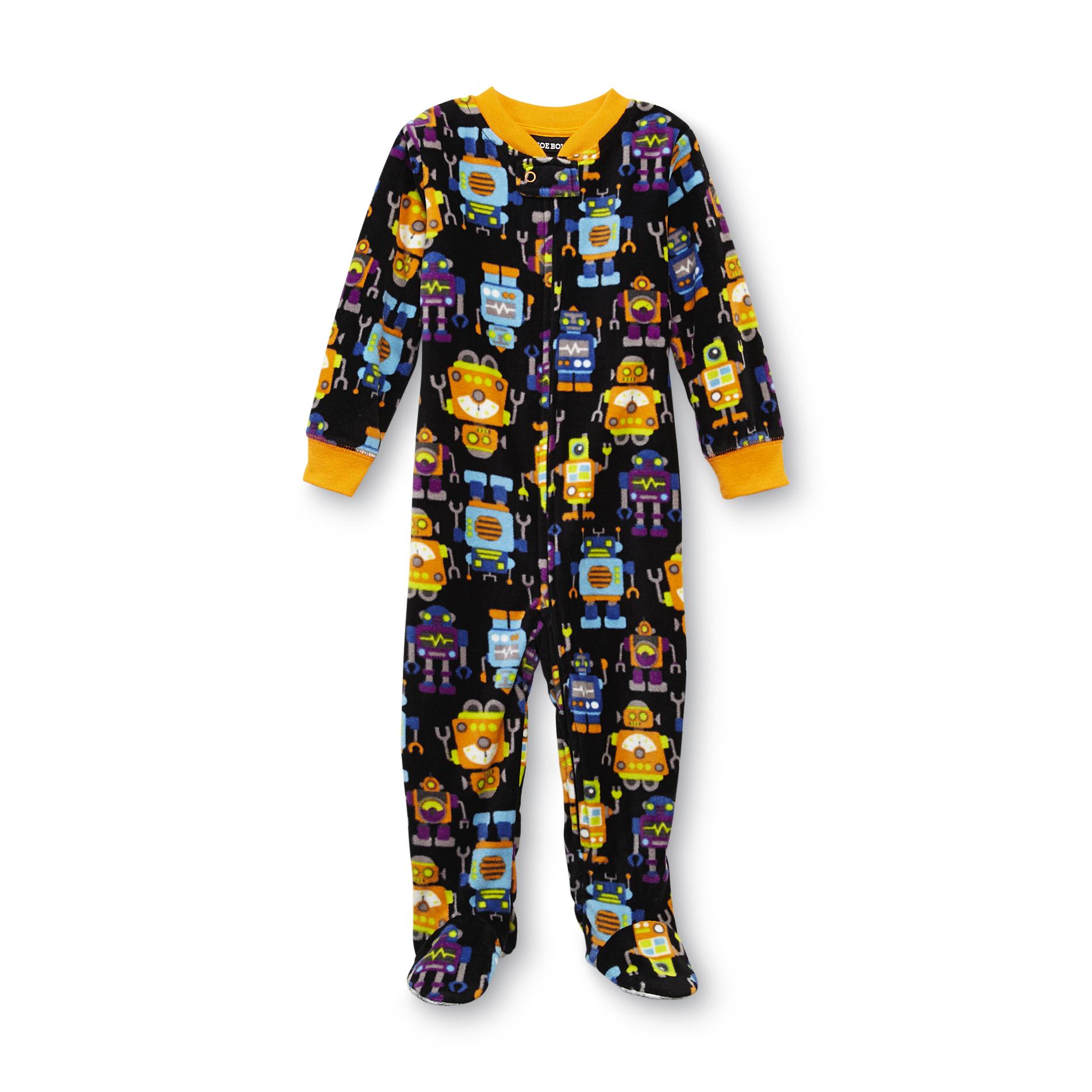 Joe Boxer Infant & Toddler Boy's Footed Sleeper Pajamas - Robots
