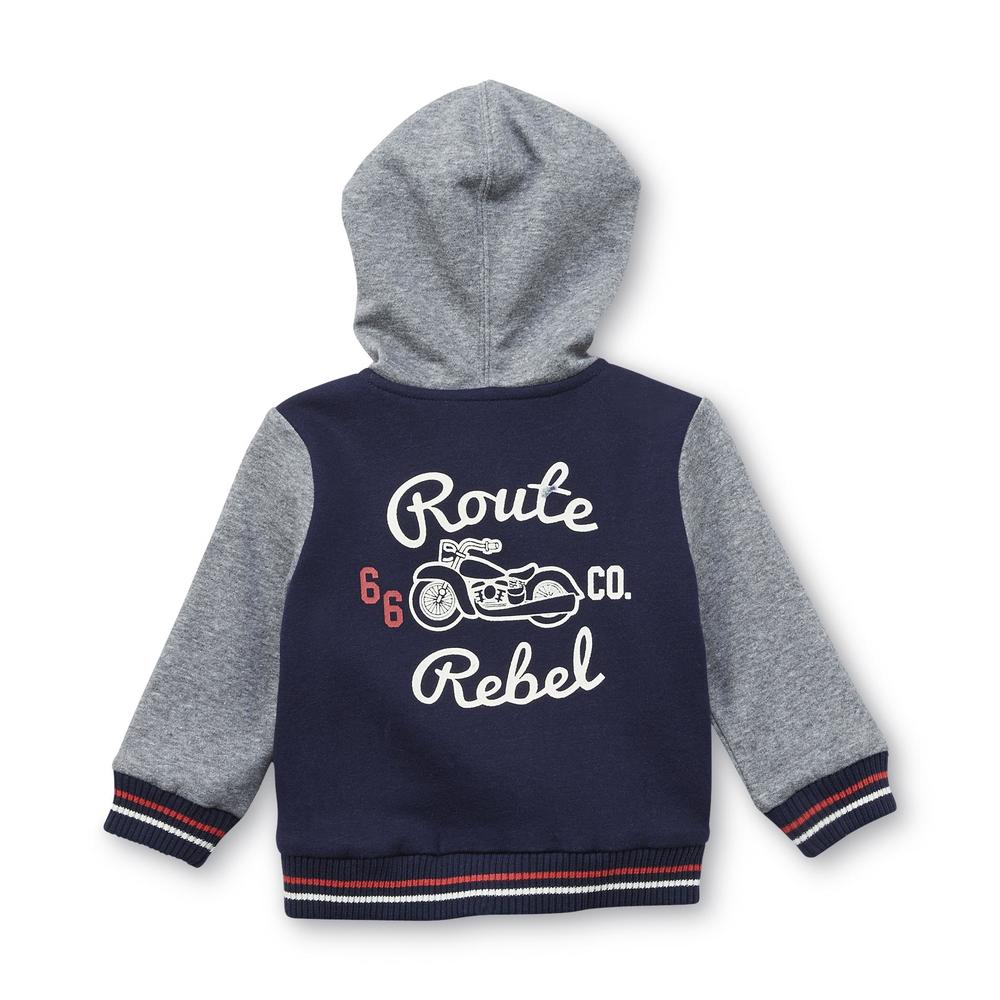 Route 66 Baby Newborn Boy's Hooded Varsity Jacket