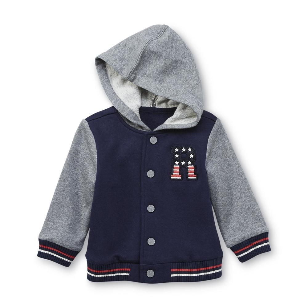Route 66 Baby Newborn Boy's Hooded Varsity Jacket