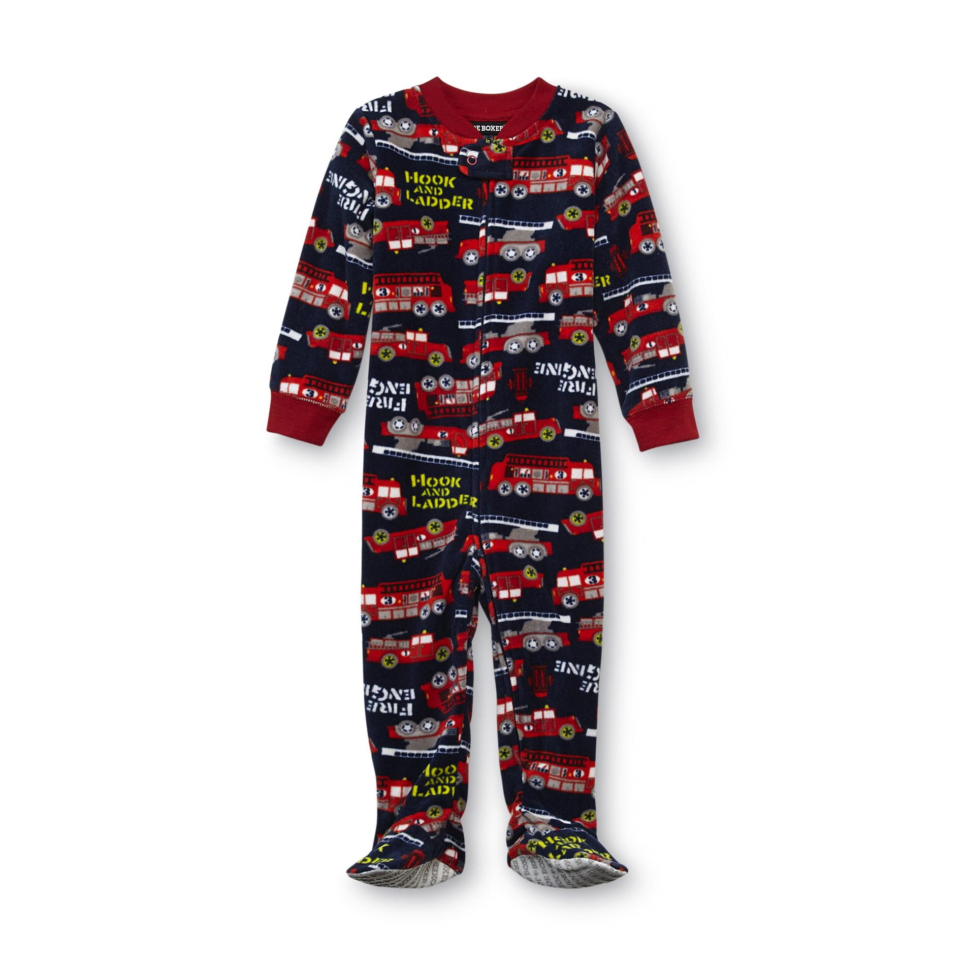 Joe Boxer Infant & Toddler Boy's Footed Sleeper Pajamas - Fire Engines