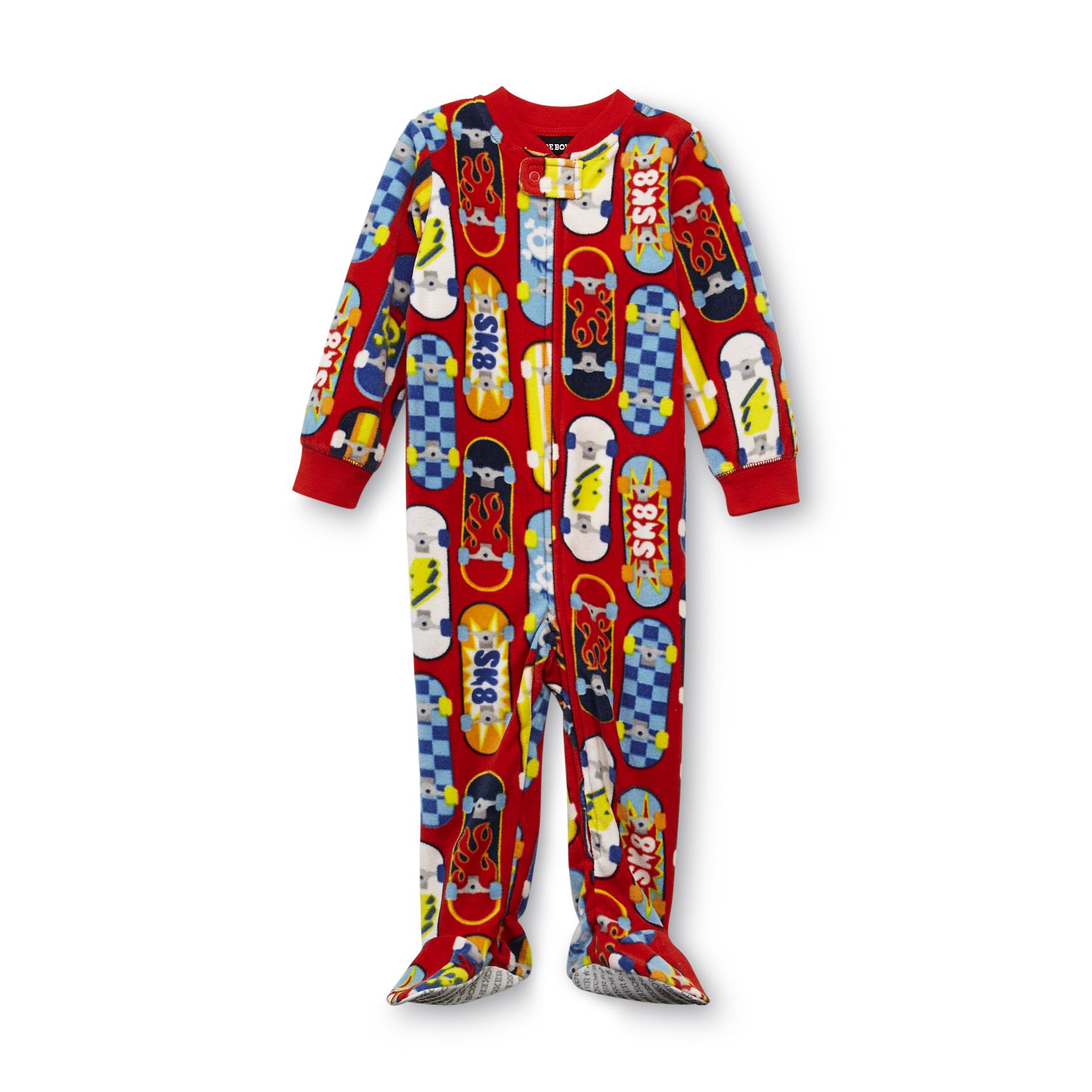 Joe Boxer Infant & Toddler Boy's Footed Sleeper Pajamas - Skateboard