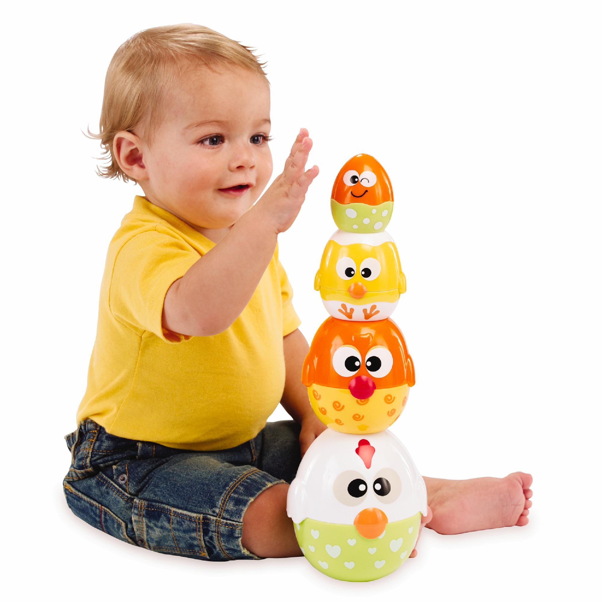 絶対一番安い Earlyears Chicken 'n Egg Stackers - 8 Piece Nesting Stacking Play Set for 知育玩具 絶対一番安い Earlyears Chicken 'n Egg Stackers - 8 Piece Nesting Stacking Play Set for 知育玩具