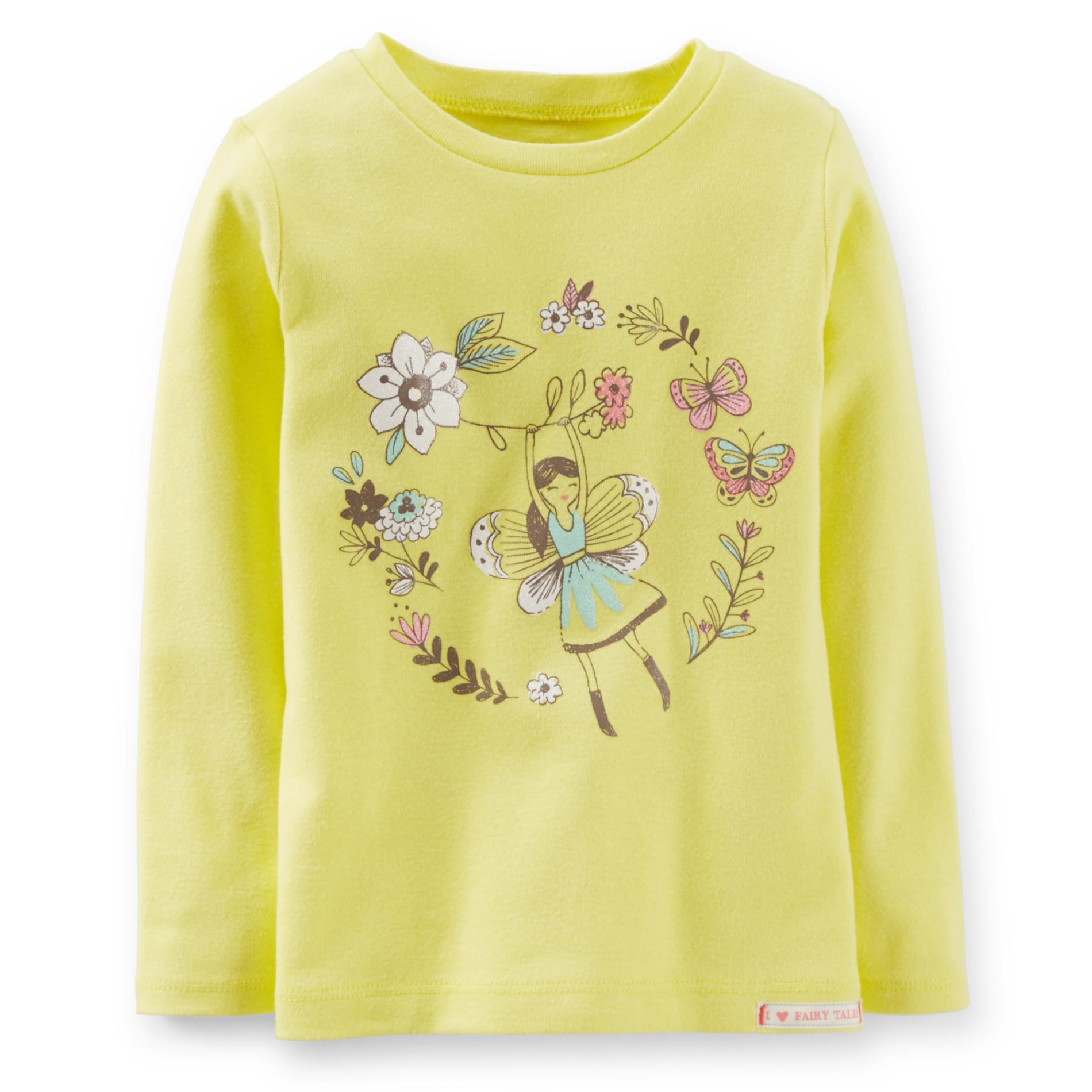 Carter's Girl's Long-Sleeve Graphic T-Shirt - Flower Fairy