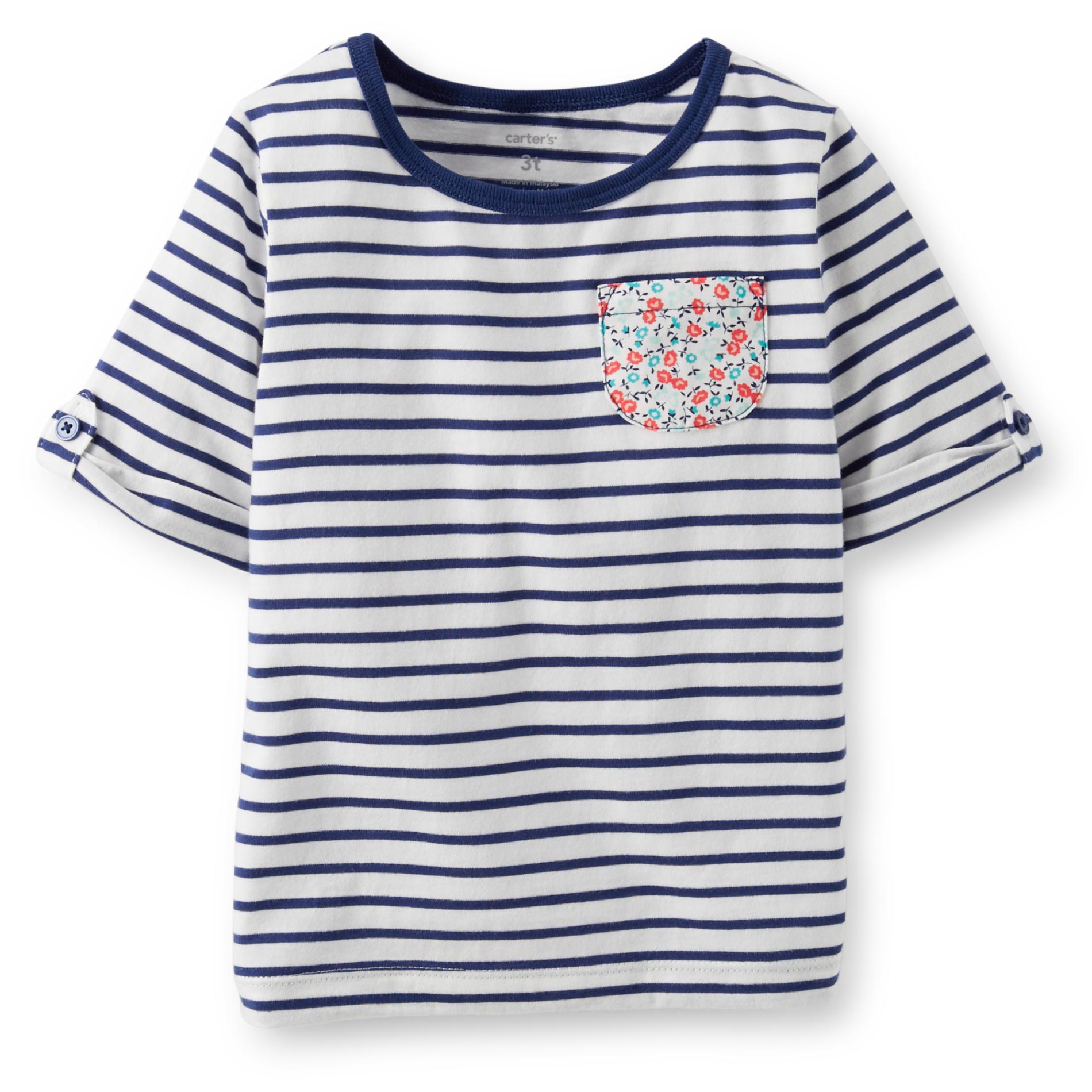 Carter's Toddler Girl's T-Shirt - Striped