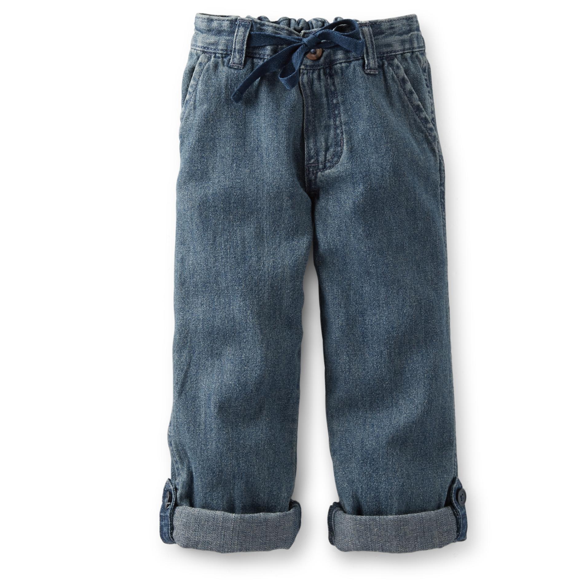 Carter's Girl's Roll Cuff Denim Jeans