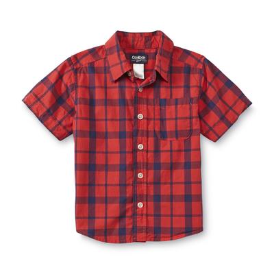 OshKosh Boy's Woven Button-Front Shirt - Plaid