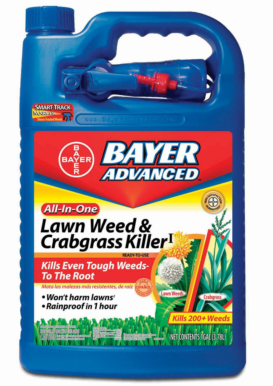 Bayer 704130A All-In-One Lawn Weed & Crabgrass Killer, 1 Gal.
