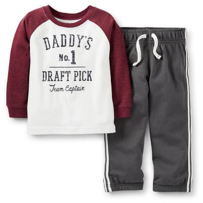 Carter's Newborn  Infant & Toddler Boy's Printed Sweatshirt & Pants
