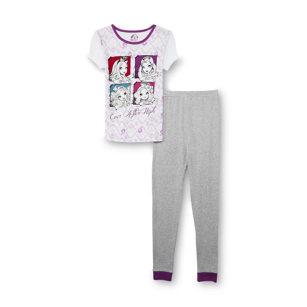 Ever After High Girl's 2-Pairs Short-Sleeve Pajamas
