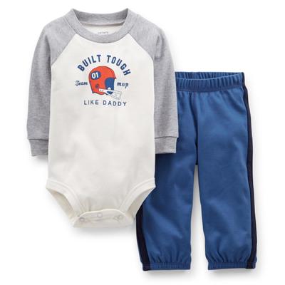Carter's Newborn & Infant Boy's Bodysuit & Sweatpants - Built Tough