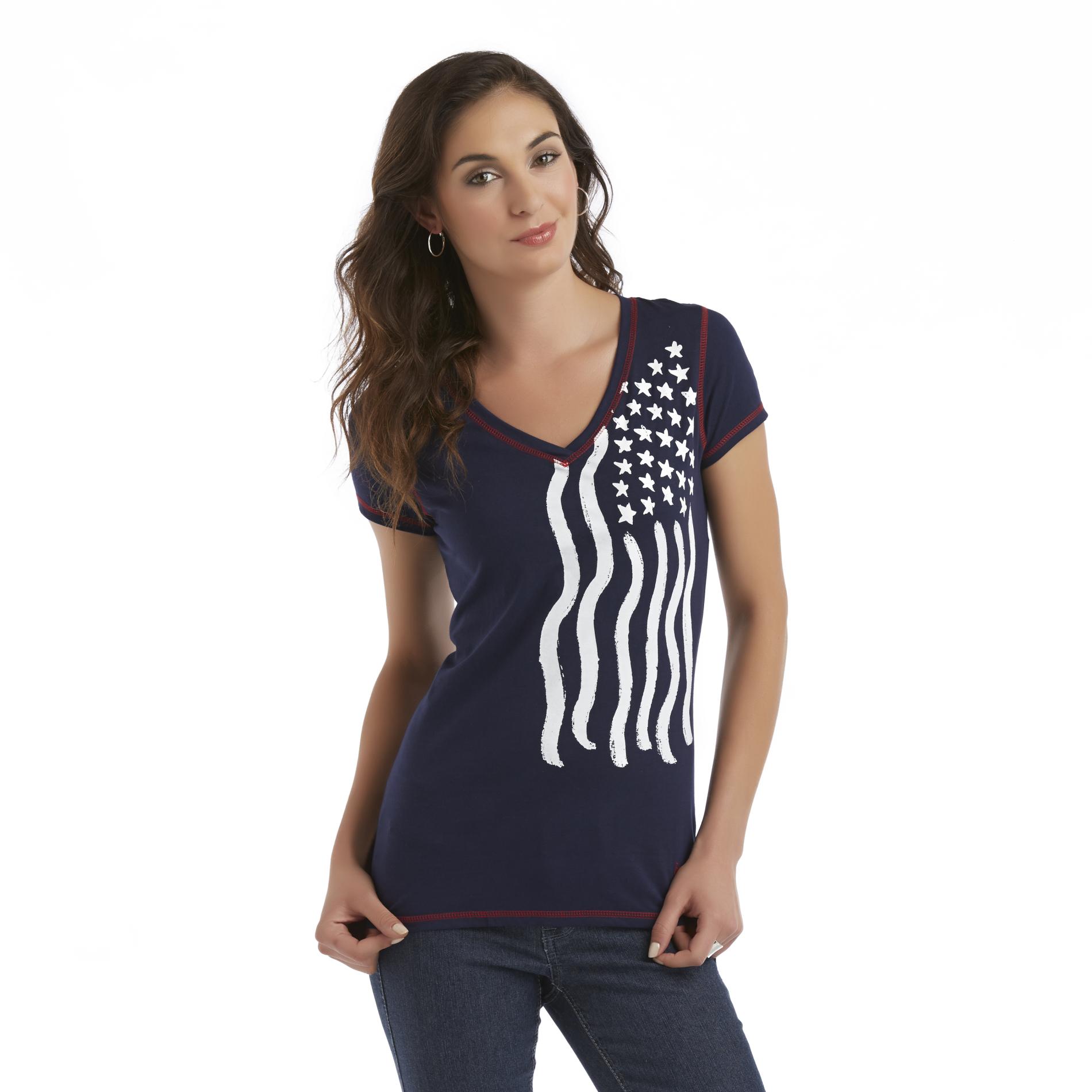 U.S. Polo Assn. Junior's Graphic T-Shirt - American Flag