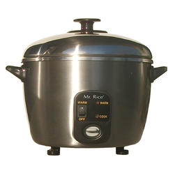 SPT 3-cups Stainless Steel Rice Cooker / Steamer