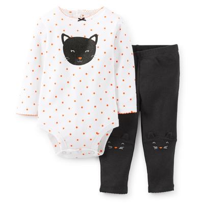 Carter's Newborn & Infant Girl's Bodysuit & Leggings - Kitties