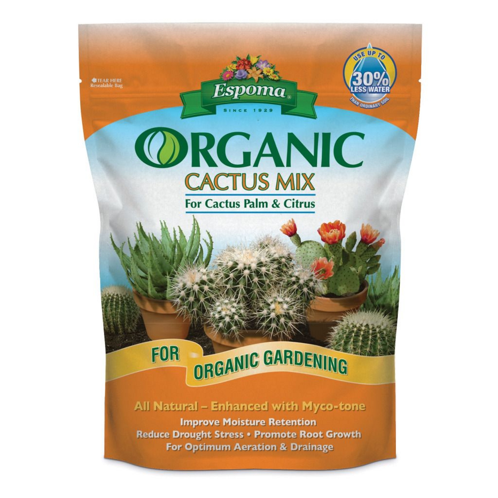 Espoma ESPCA4 Organic Cactus Mix - 4 quart