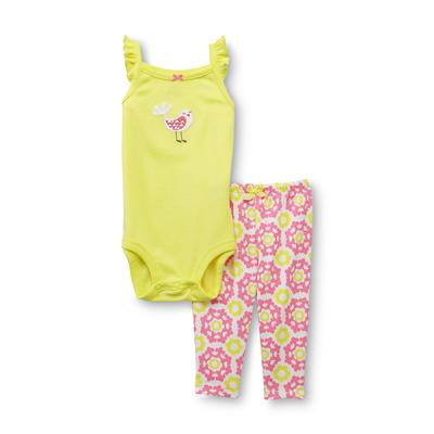 Carter's Newborn & Infant Girl's Bodysuit & Pants - Bird