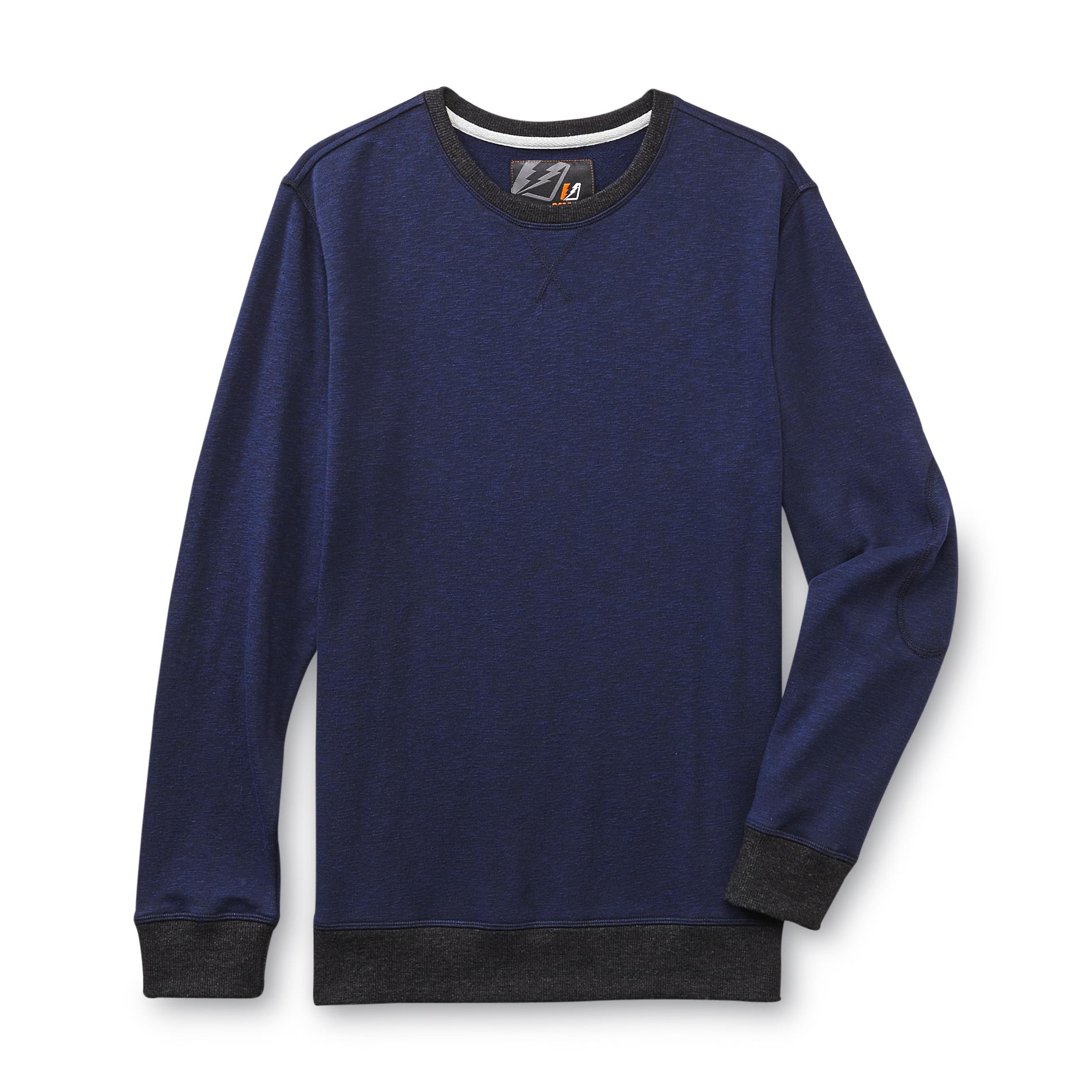 Amplify Young Men's Crew Neck Sweatshirt - Space Dyed