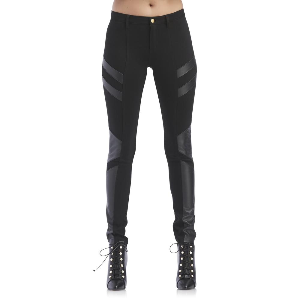 Nicki Minaj Women's Skinny Pants - Faux Leather