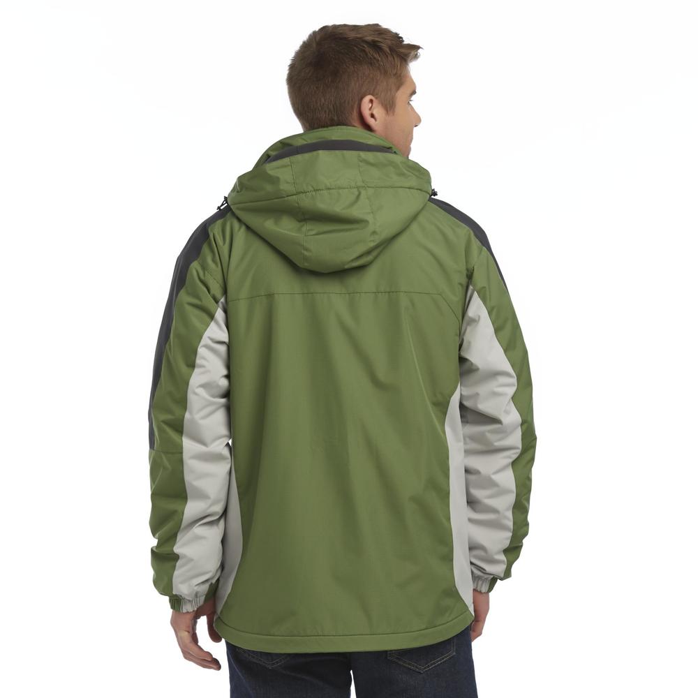 NordicTrack Men's Weather Resistant Hooded Mid-Weight Winter Jacket