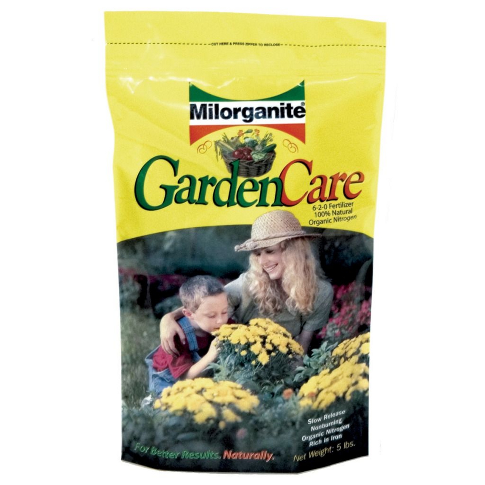 MILORGANITE MIL0605 Fertilizer 6-2-0 - 5 pound