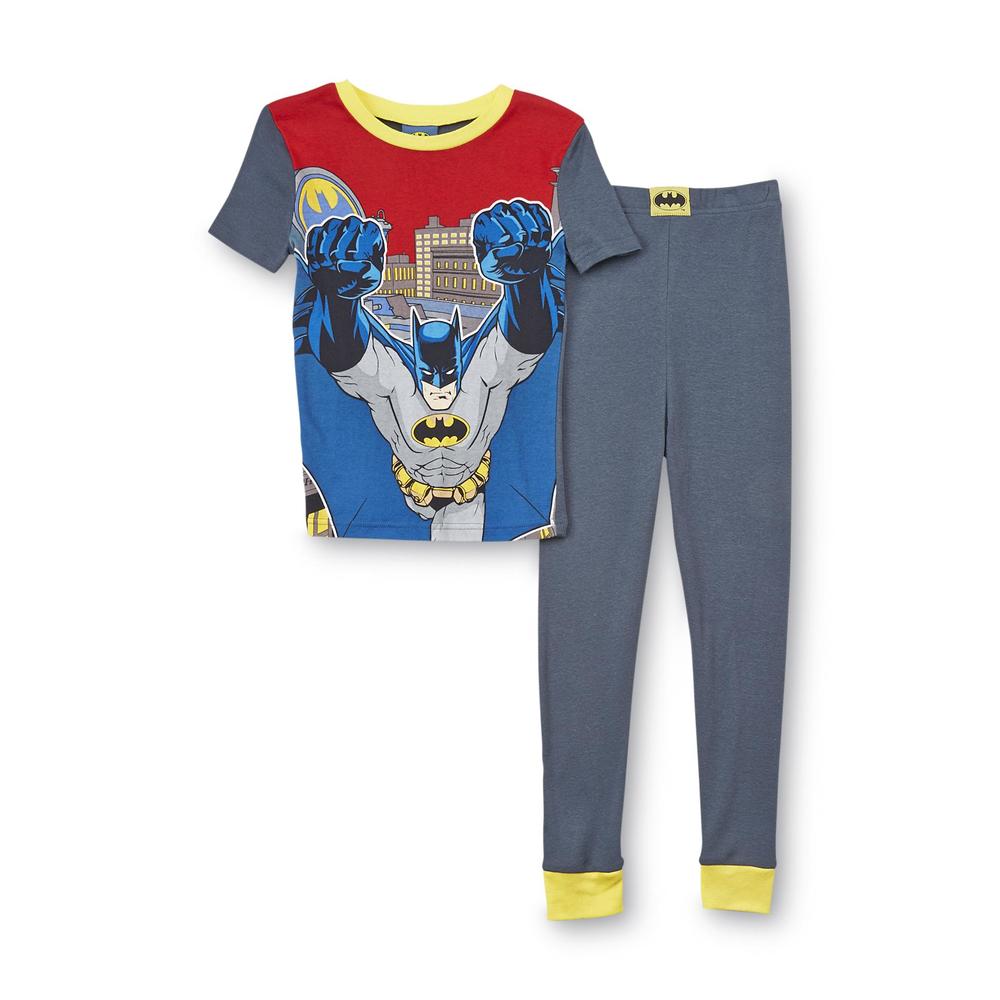 DC Comics Batman Boy's 2-Pairs Short-Sleeve Pajamas
