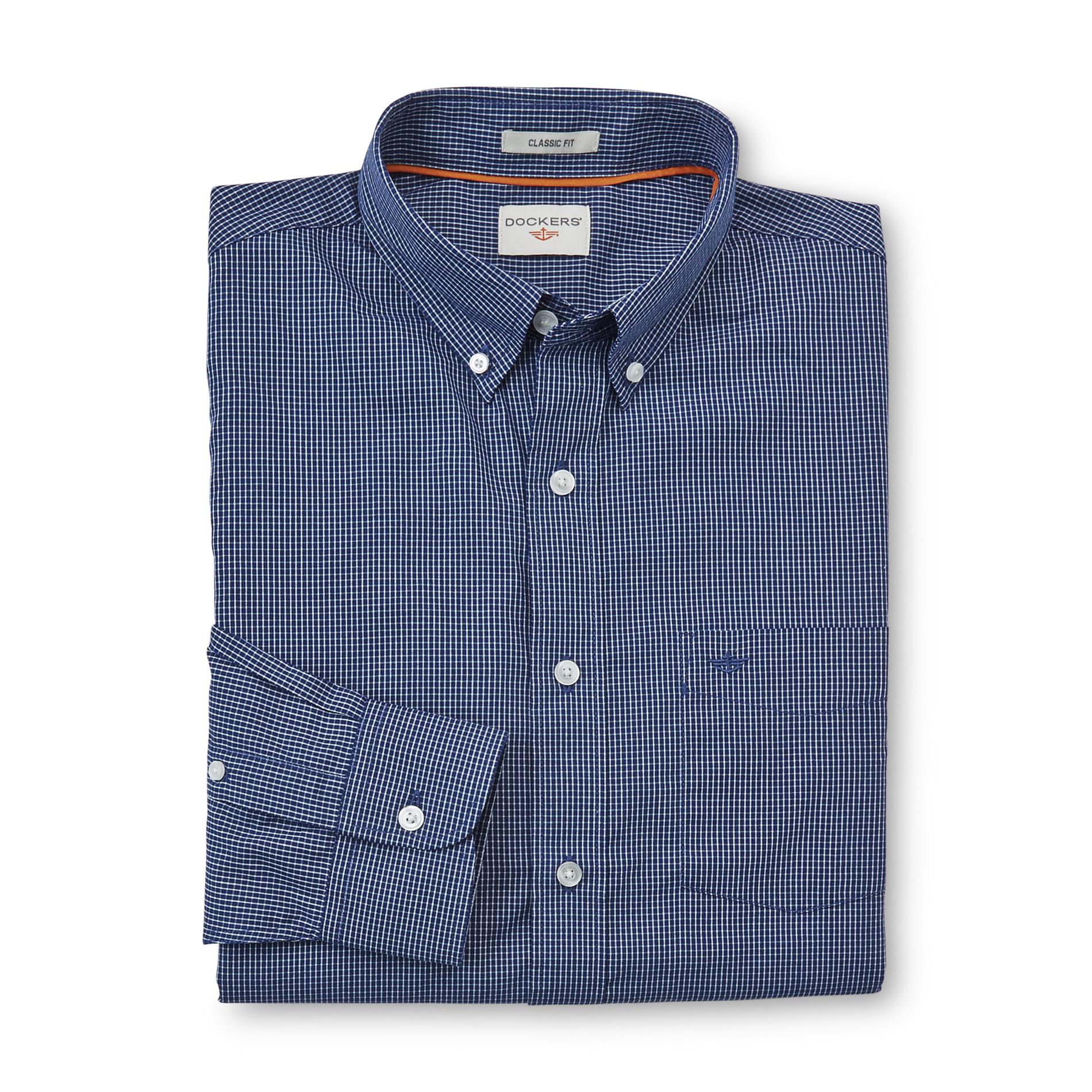 Dockers Men's Button-Down Shirt - Checkered