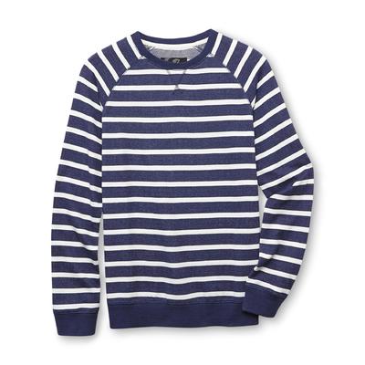 Amplify Young Men's Raglan Sweatshirt - Striped