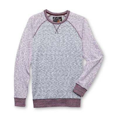 Amplify Young Men's Colorblock Raglan Sweatshirt - Heathered