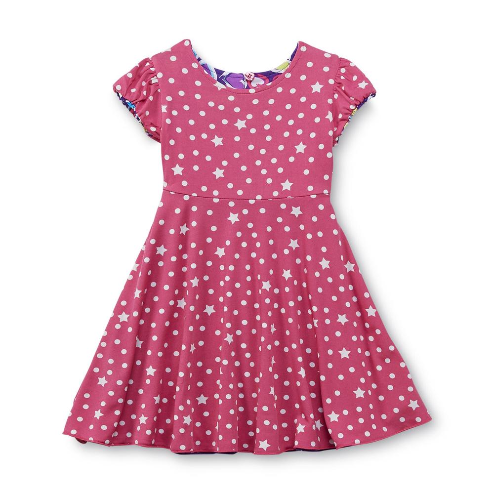 WonderKids Infant & Toddler Girl's Reversible Dress - Hearts & Dots