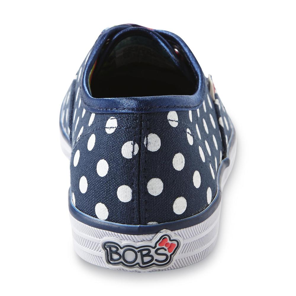 Skechers Girl's Bobs Dizzy Dots Navy/White/Polka Dot Casual Shoe
