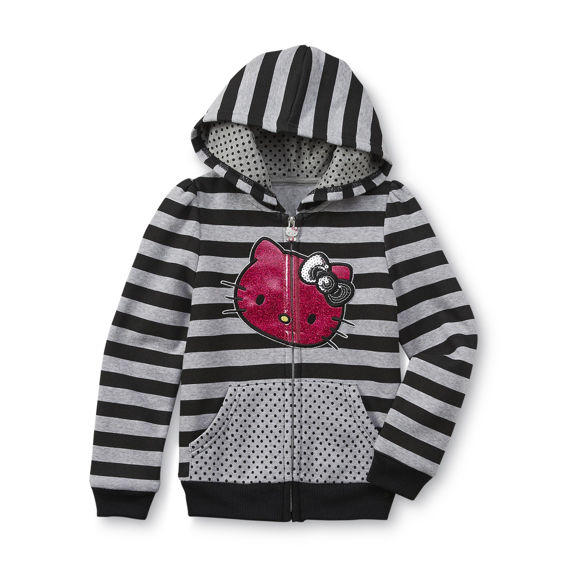 Hello Kitty Girl's Embellished Hoodie Jacket