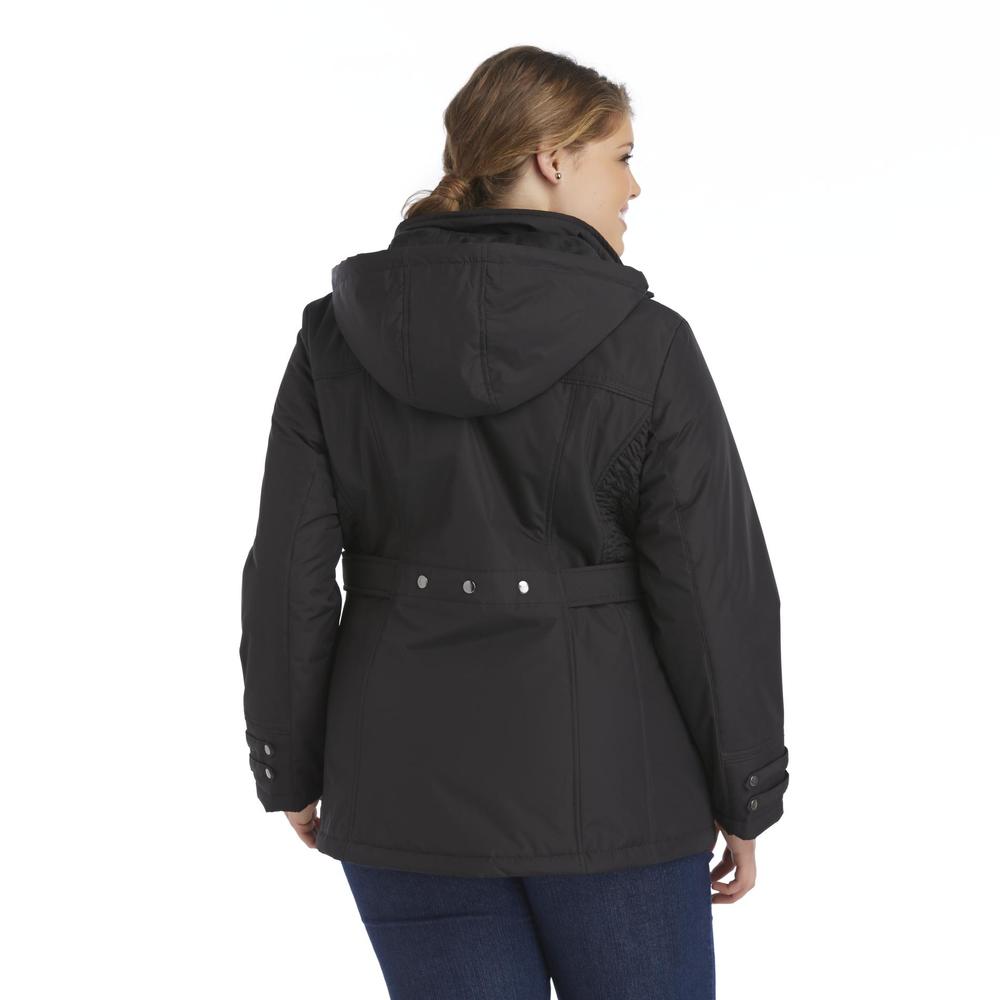 Covington Women's Plus Hooded Winter Jacket