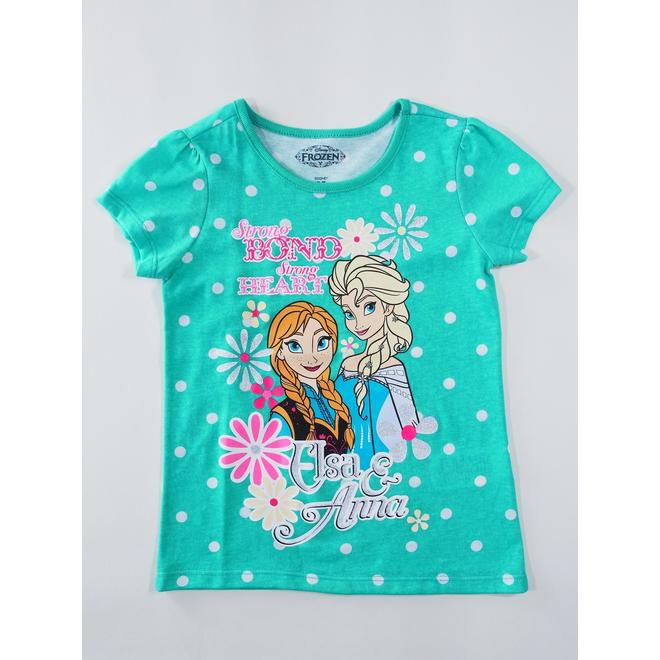 Disney Frozen Girl's Graphic TShirt Anna & Elsa