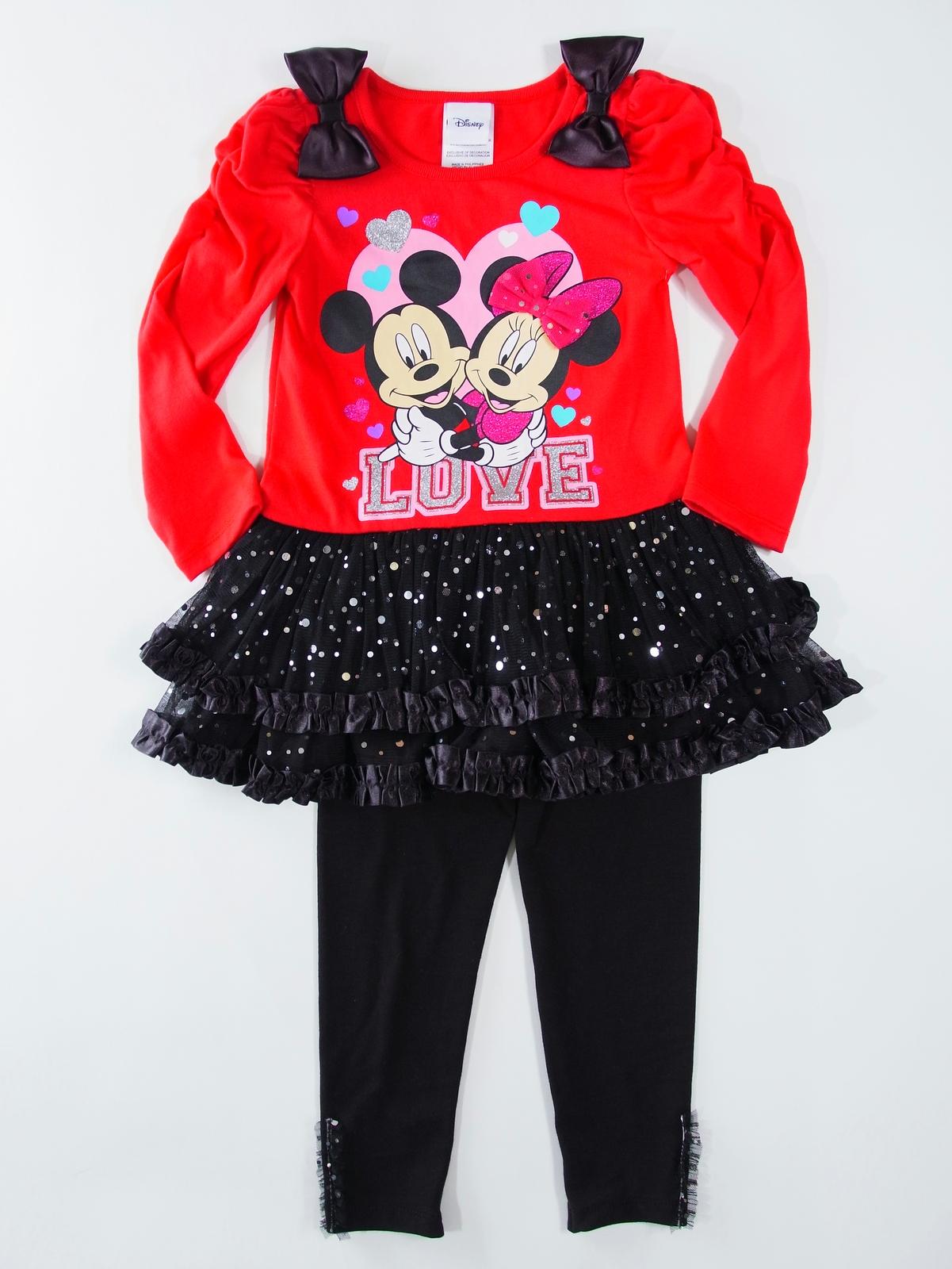 Disney Minnie Mouse Toddler Girl's Tutu Dress & Leggings - Love