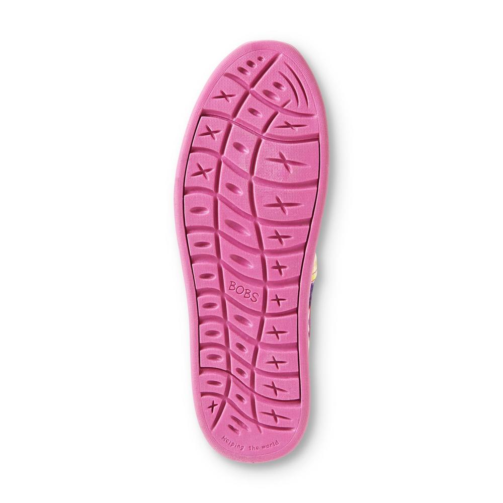 Skechers Girl's Bobs Shimmer N Shake Pink/Multicolor/Tie-Dye Casual Flat