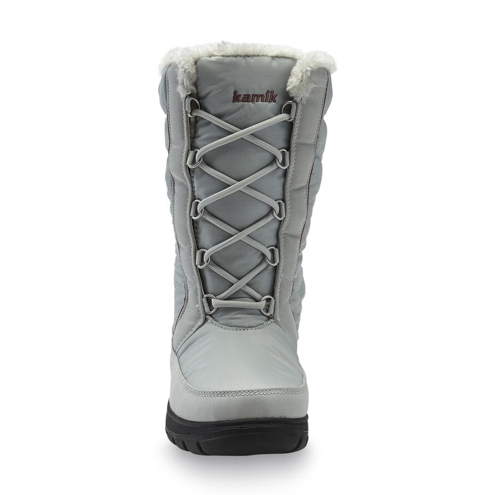 Kamik Women's Viena2 10" Light Gray Winter Boot