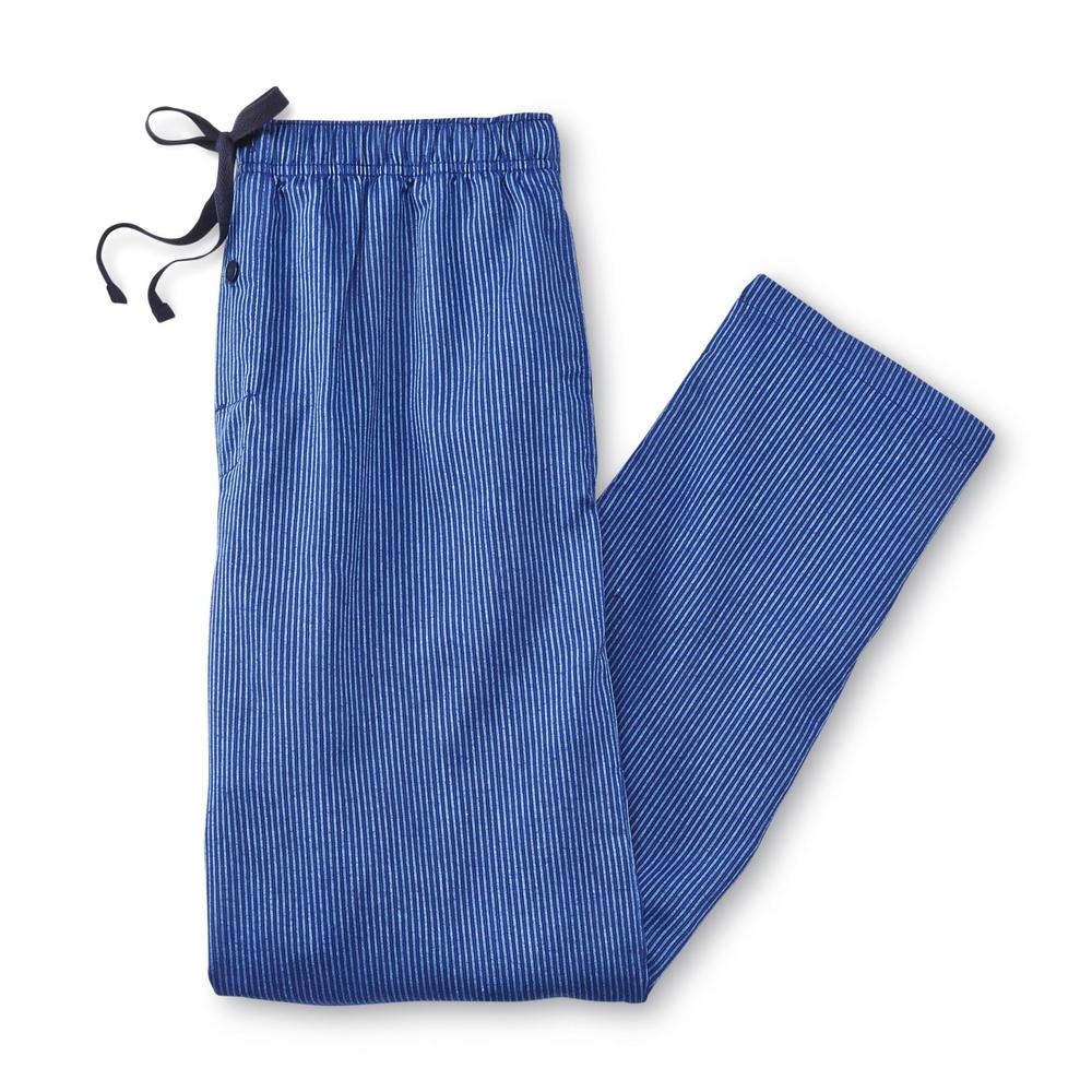 Basic Editions Men's Poplin Pajama Pants - Striped