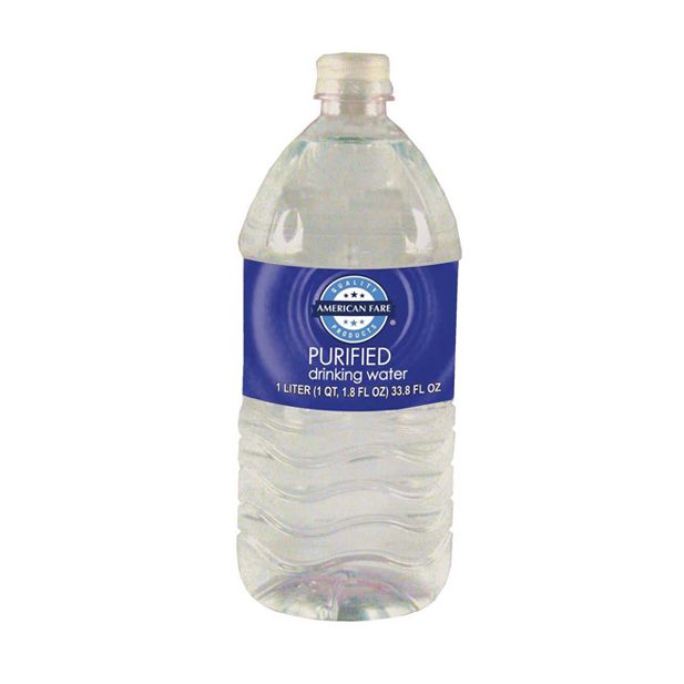 American Fare Drinking Water 1 liter Plastic Bottle