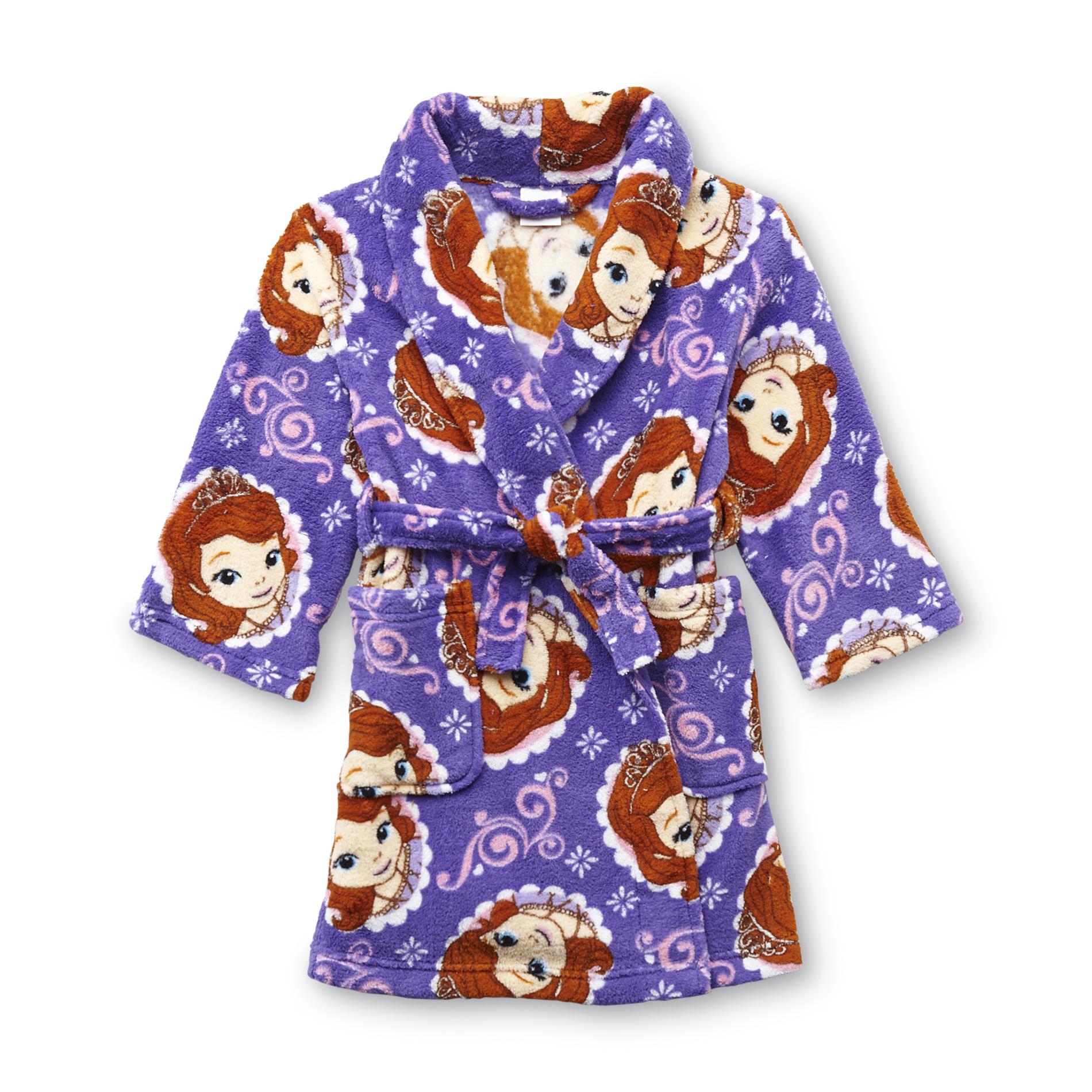 Disney Sofia the First Toddler Girl's Fleece Robe