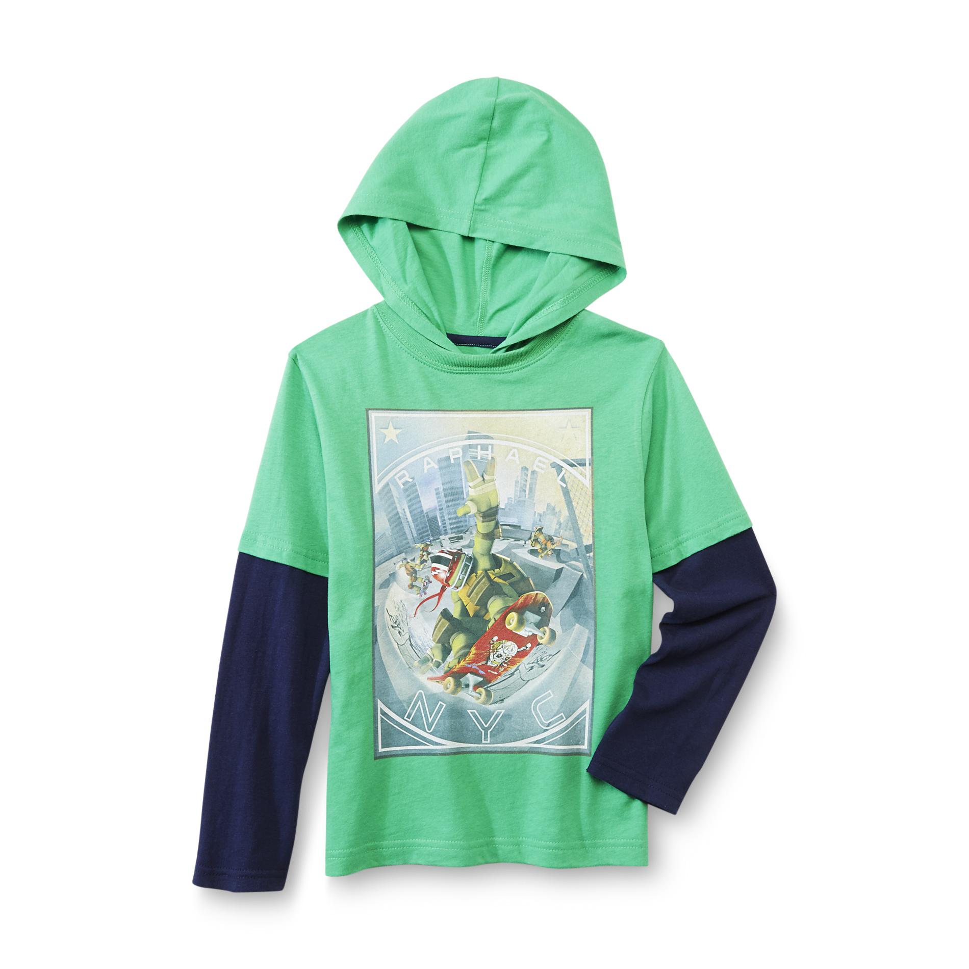 Nickelodeon Teenage Mutants Ninja Turtles Boy's Hooded T-Shirt