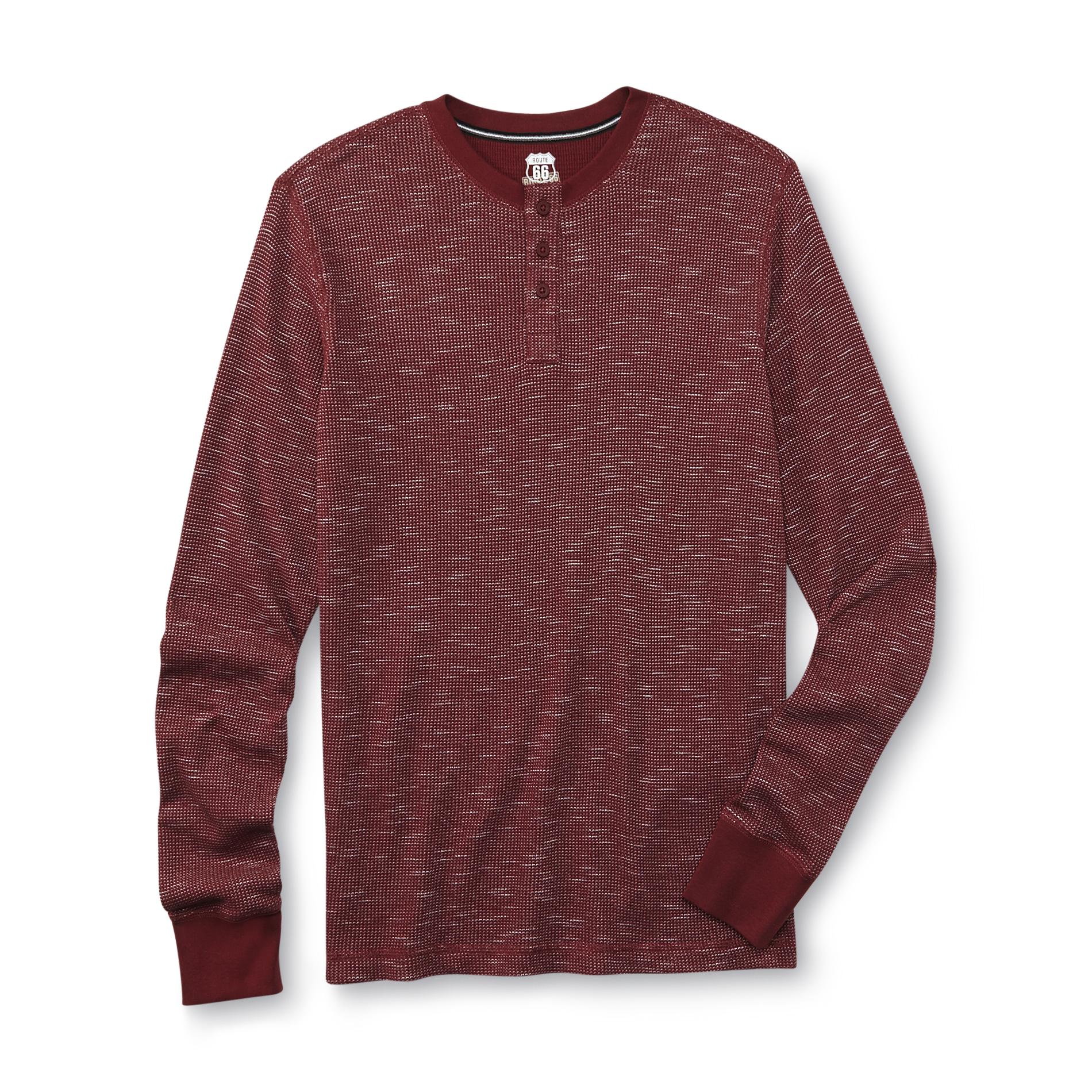 Route 66 Men's Thermal Shirt - Space-Dyed