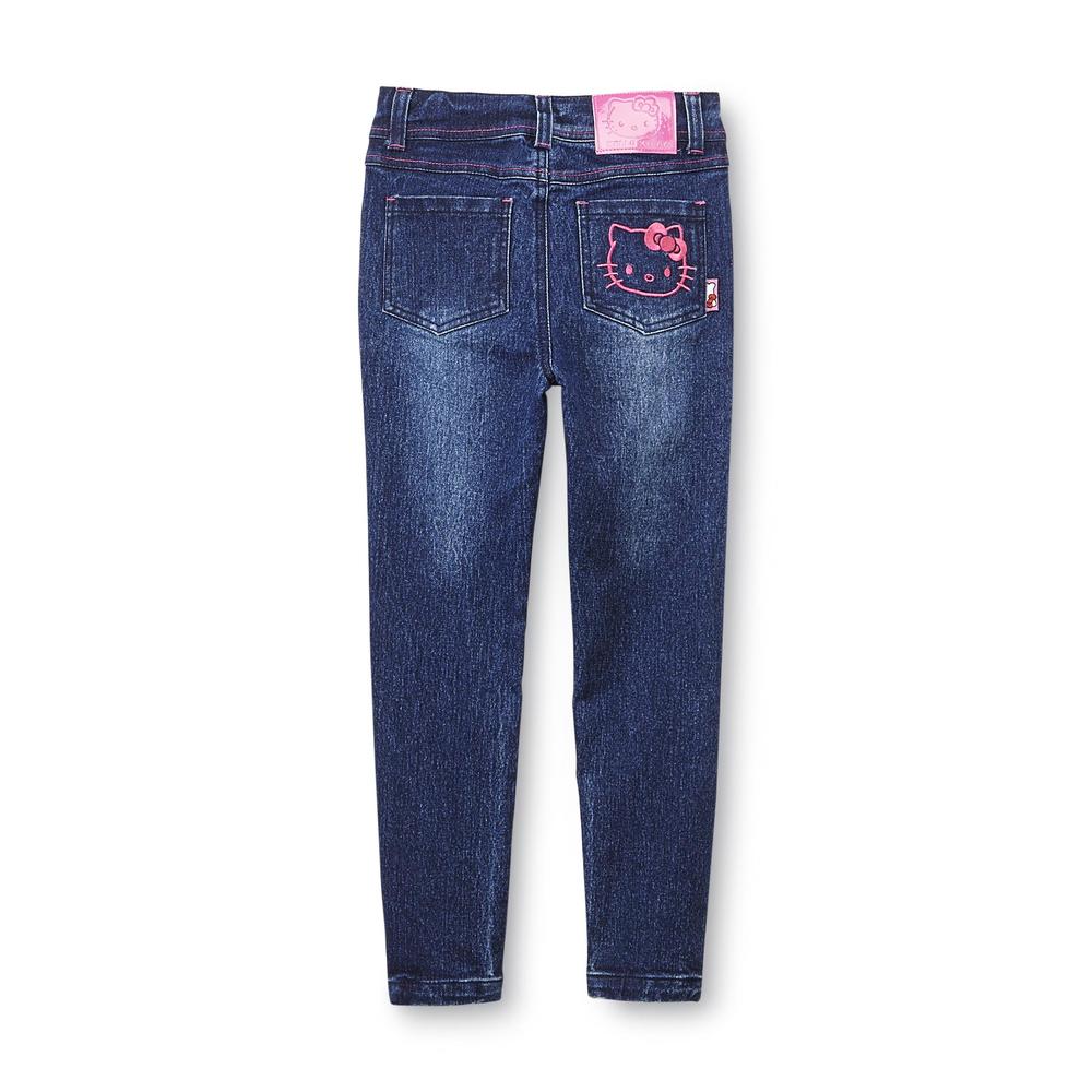 Hello Kitty Girl's Embellished Skinny Jeans