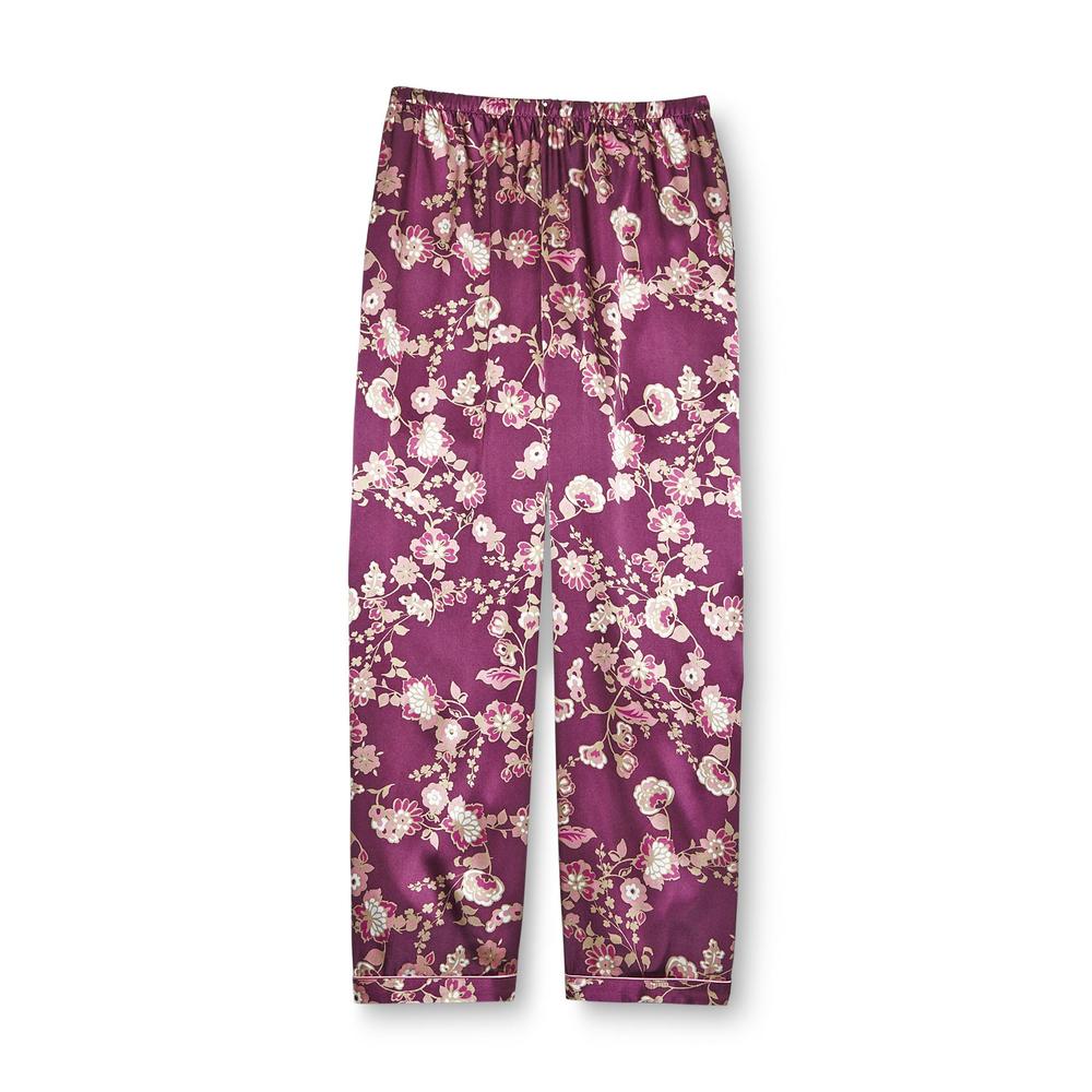 Jaclyn Smith Women's Pajama Shirt & Pants - Floral Print