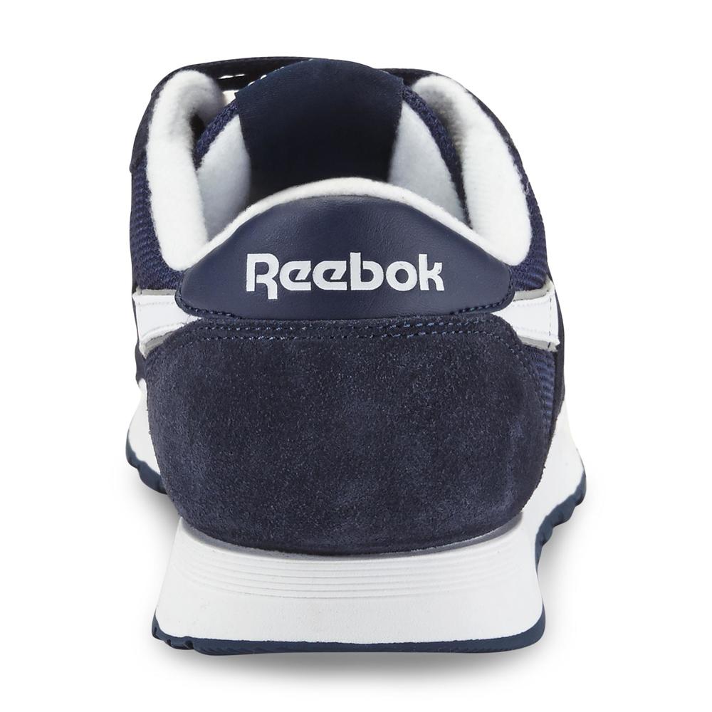 Reebok Men's CL Nylon R13 Navy/White Casual Shoe
